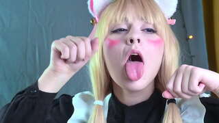 Vani Nekopara rides lớn và phun Vani Nekopara rides lớn và phun