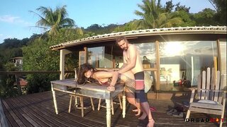 Sex em Ilhabela - Publico na Praia წოვა Fudendo de frente pro მარ
